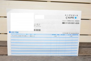 アレルケア納品書